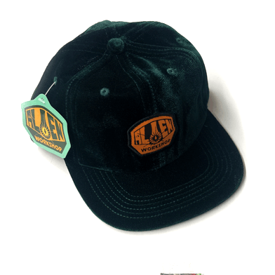 90's Alien work shop cap エイリアンワークショップ Alien Workshop OG Logo Velvet Strapback (Green) – Vú Skateboard Shop