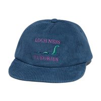 Theories Loch Ness Corduroy Strapback Hat (Steel Blue)