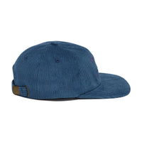Theories Loch Ness Corduroy Strapback Hat (Steel Blue)