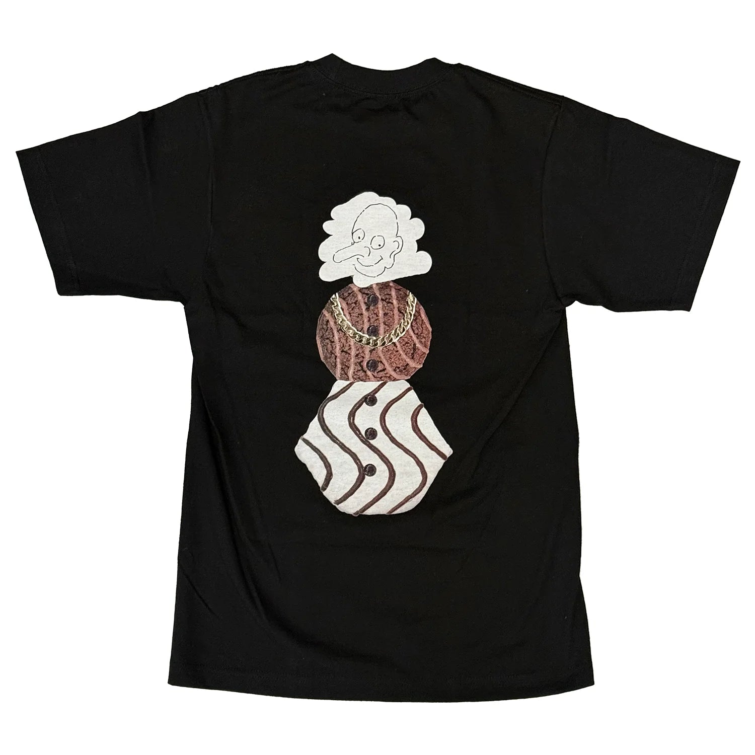 Quartersnacks Whistler's Snackman T-Shirt (Black) – Vú Skateboard Shop