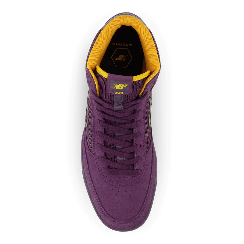 New Balance 440 High Purple Yellow 12