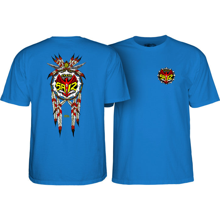POWELL PERALTA STEVE SAIZ TOTEM T-SHIRT (ROYAL BLUE) – Vú