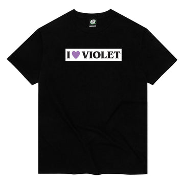 Violet I Heart Violet T-Shirt