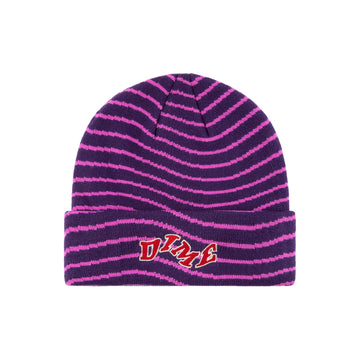 Dime College Wave Cuff Beanie (Burgundy)