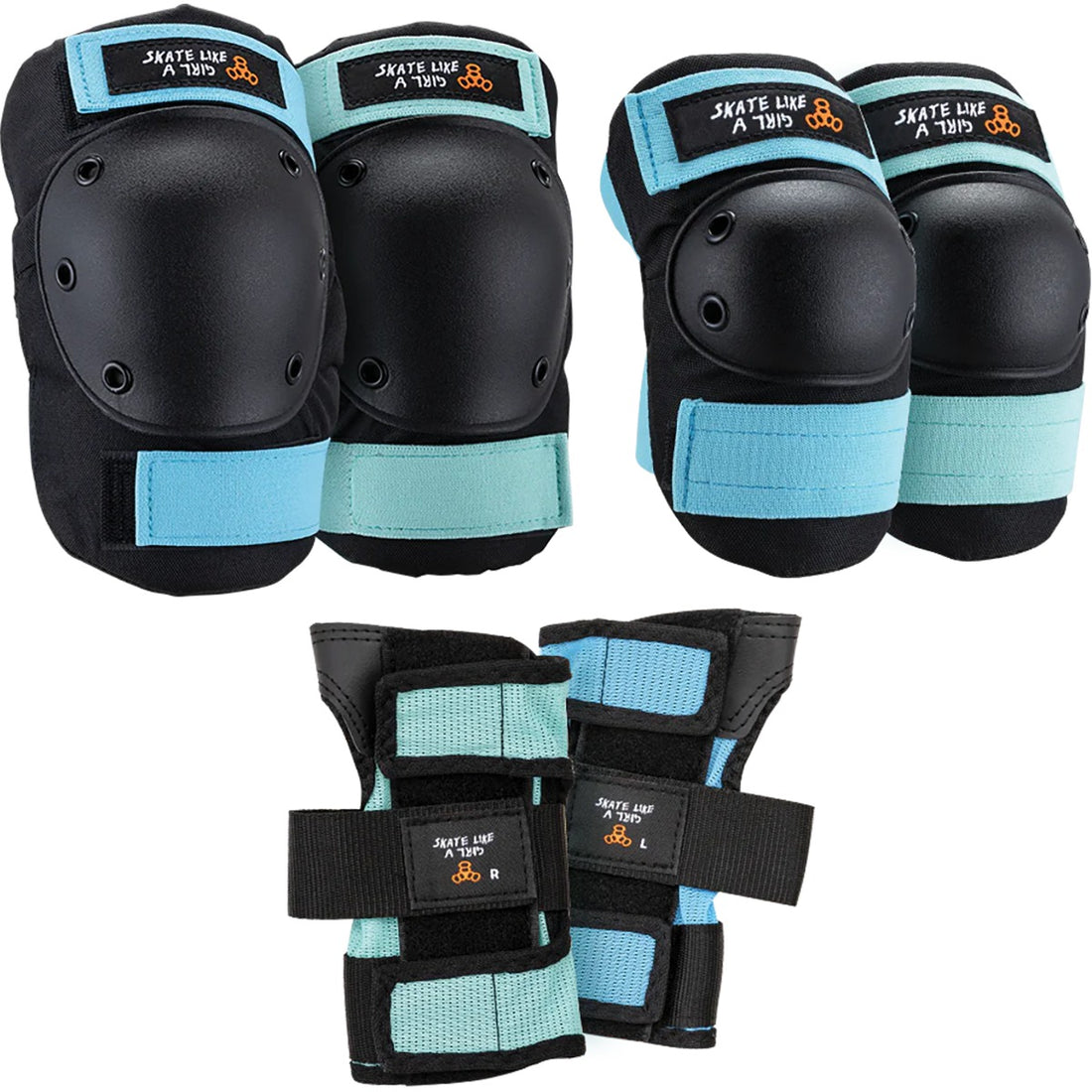 Triple Eight Skate Like A Girl Saver Series Pad Set