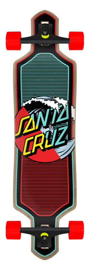 Santa Cruz Wave Dot Splice Drop Thru Longboard