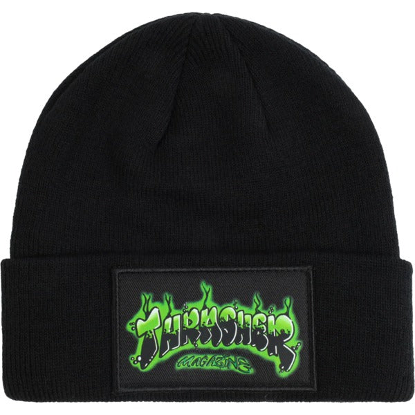 Thrasher Magazine Airbrush Patch Beanie (Black)