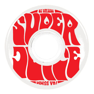 Oj Mini Super Juice 78A Wheels (White/Red)