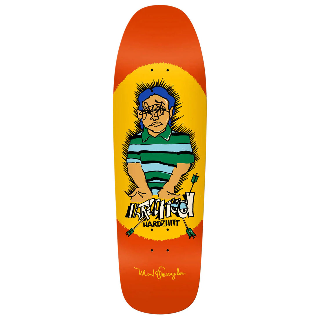 Krooked Gonz Hard2Hitt Shaped Deck