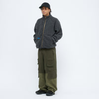 Dime Coverstich Sherpa Fleece (Charcoal)