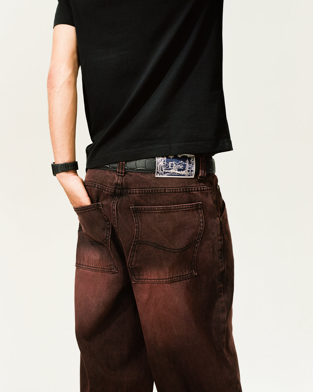 Dime Classic Baggy Denim Pants (Sandblasted Copper)