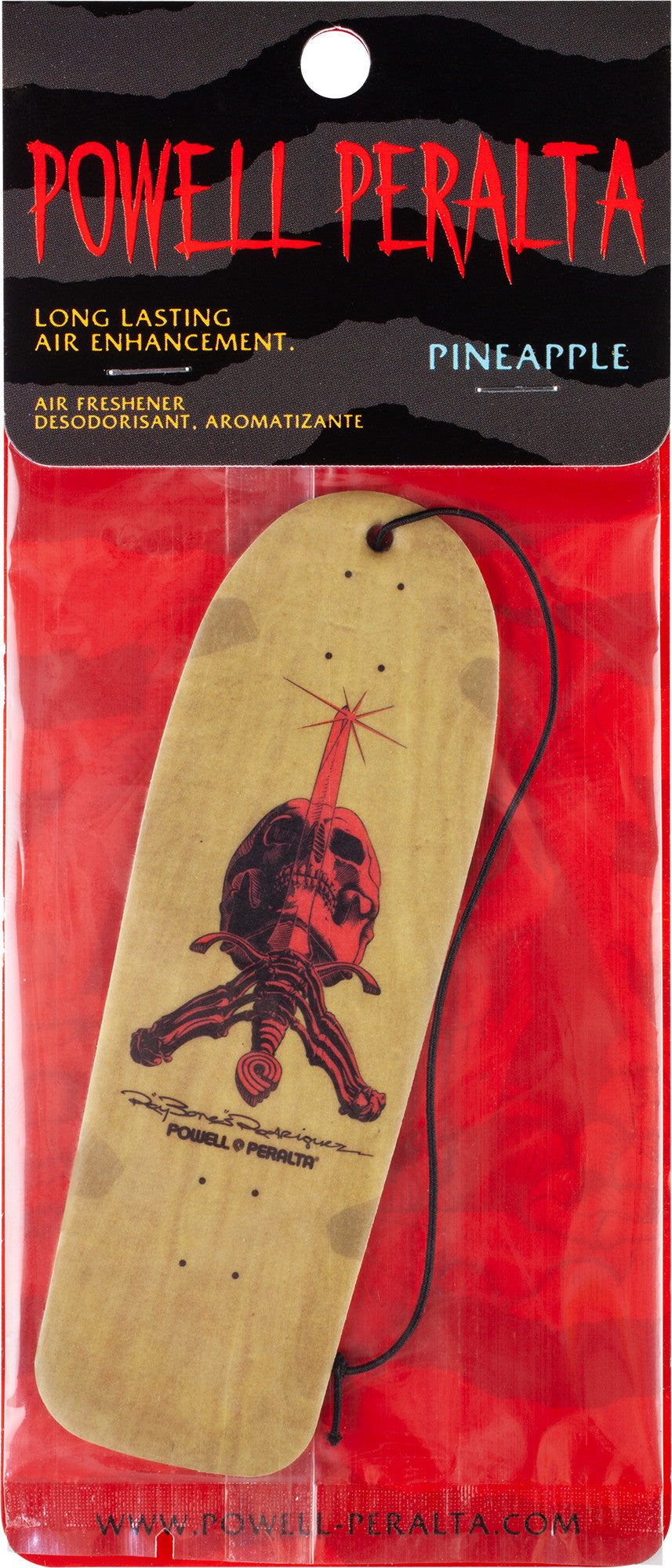 Powell Peralta OG Ray Rodriguez Skull and Sword Air Freshener - Pineapple Scent