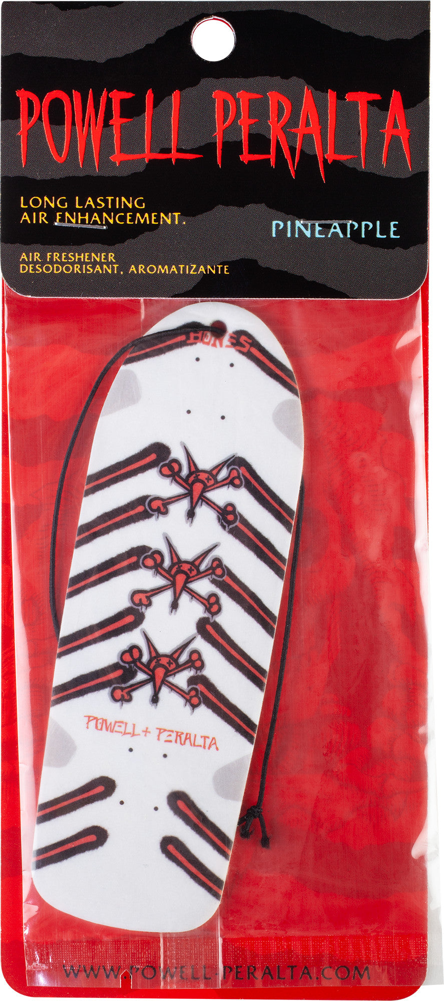 Powell Peralta Rat Bones White Air Freshener - Pineapple Scent