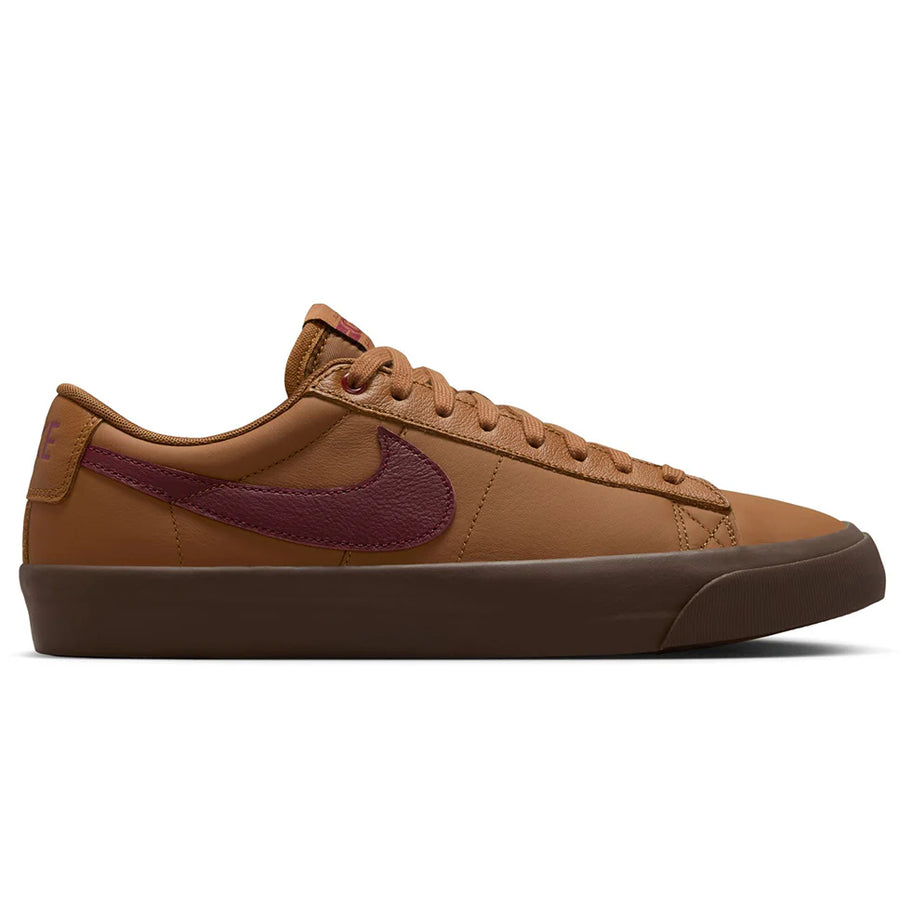 Nike SB Blazer Low GT (Light British Tan/Dark Team Red)