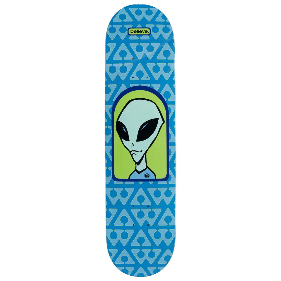 Alien Workshop Believe Pattern Deck (Blue)