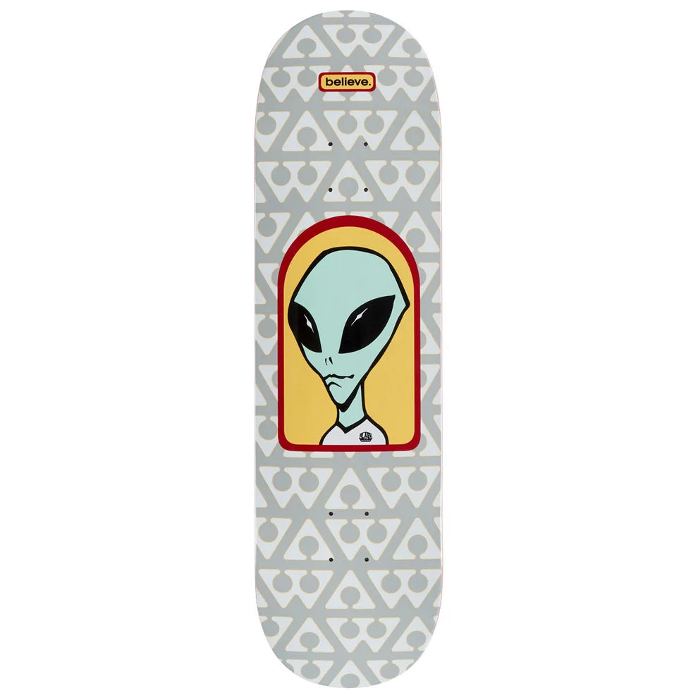 Alien Workshop Believe Pattern Deck (Grey)