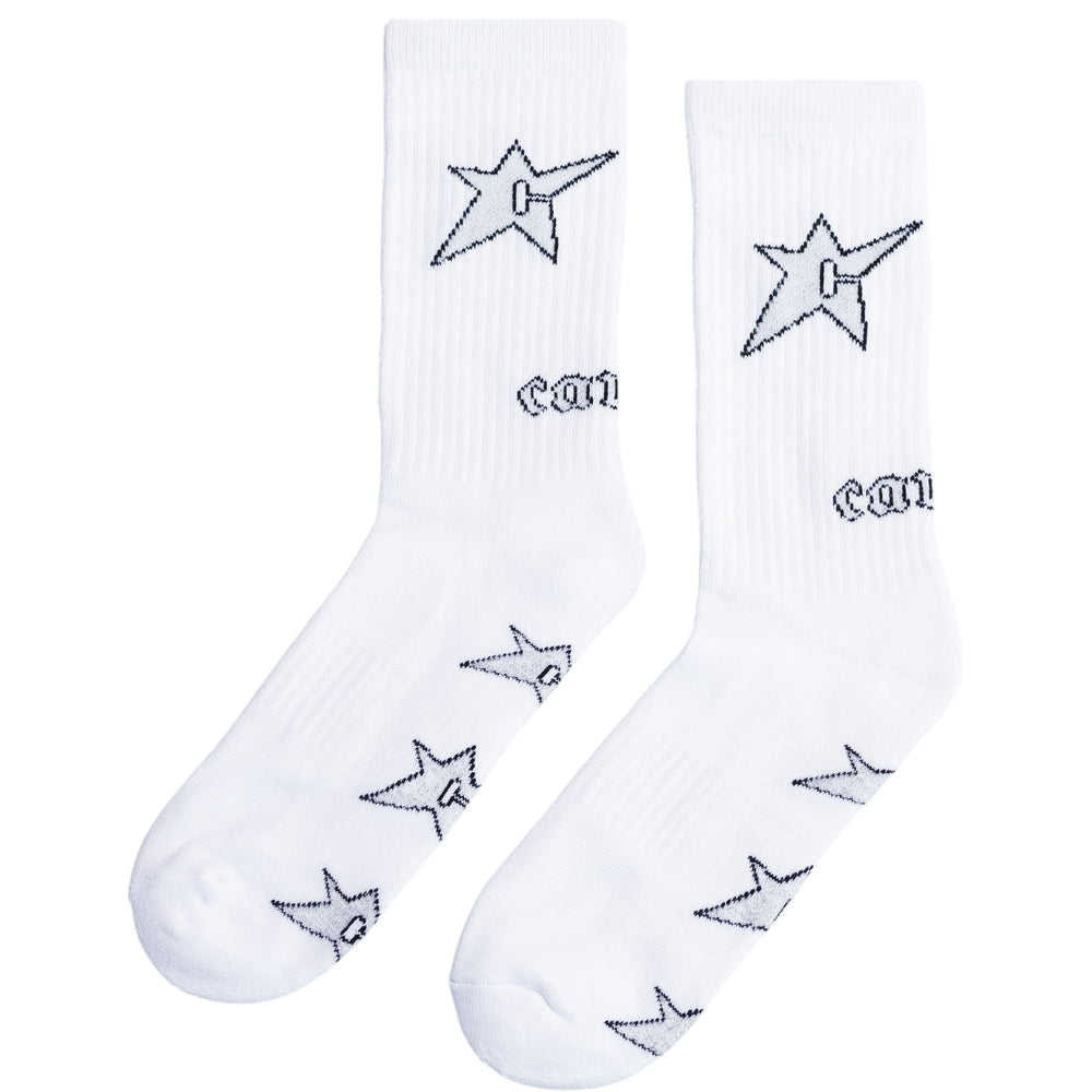 Carpet C-Star Socks (White)