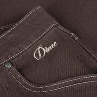 Dime Classic Denim Shorts (Brown Washed)