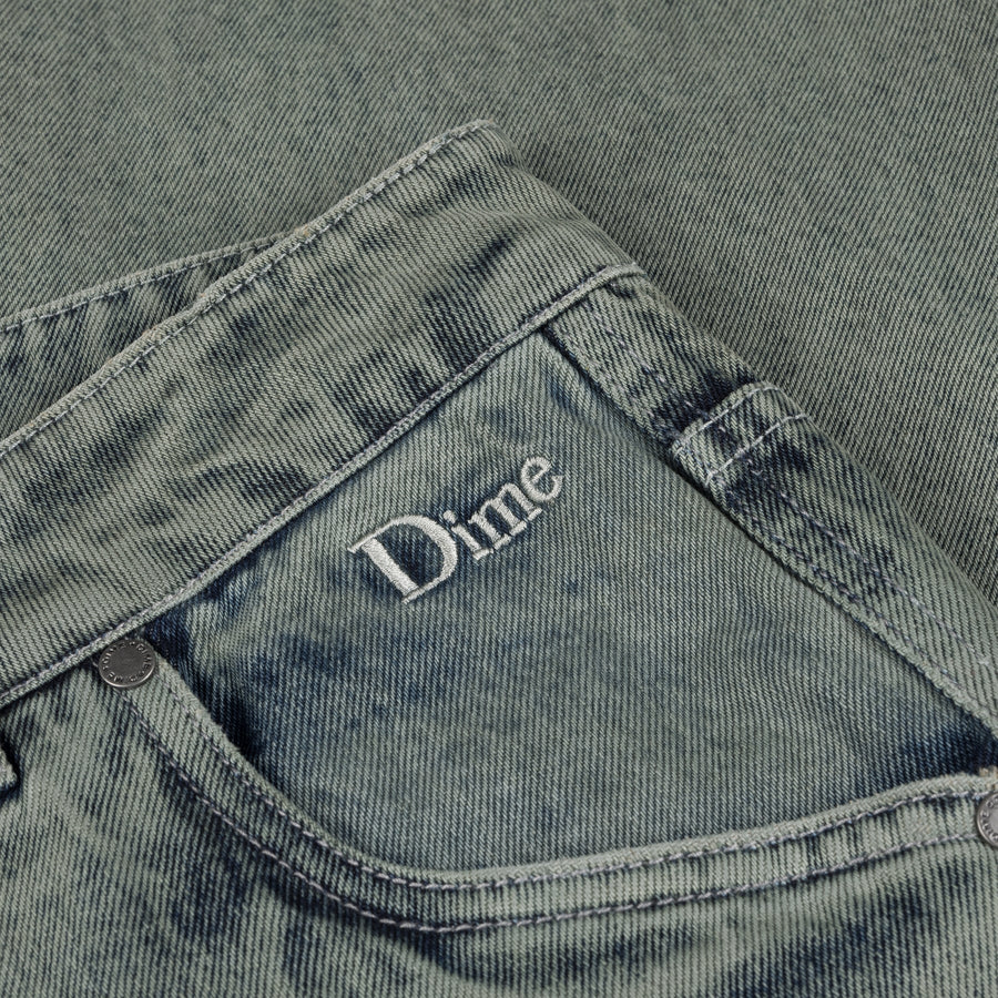 Dime Classic Relaxed Denim Pants (Overdyed Forest)