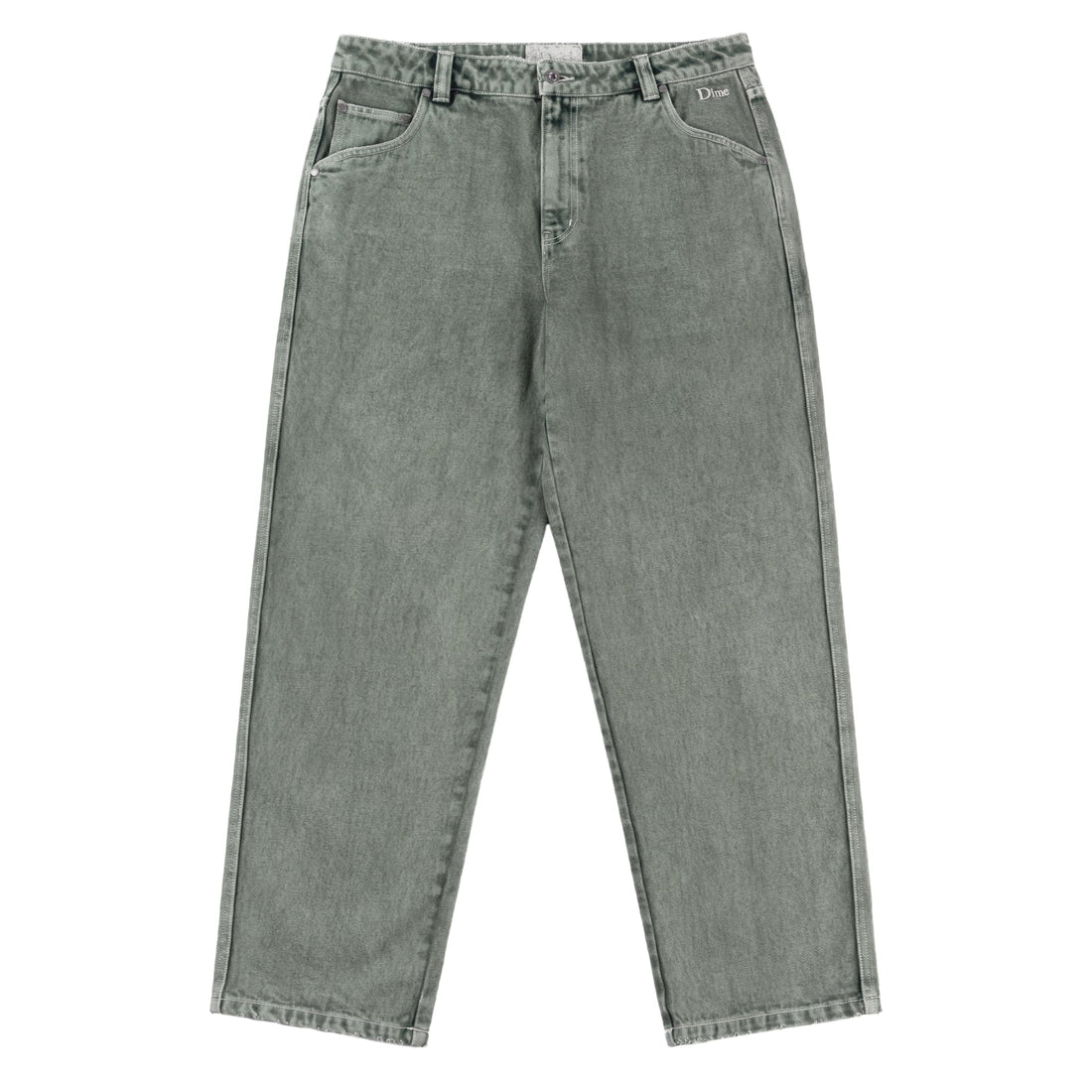 Dime Classic Relaxed Denim Pants (Overdyed Forest)