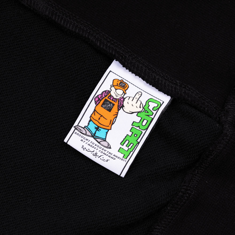 Carpet Biohazard Hoodie (Black)