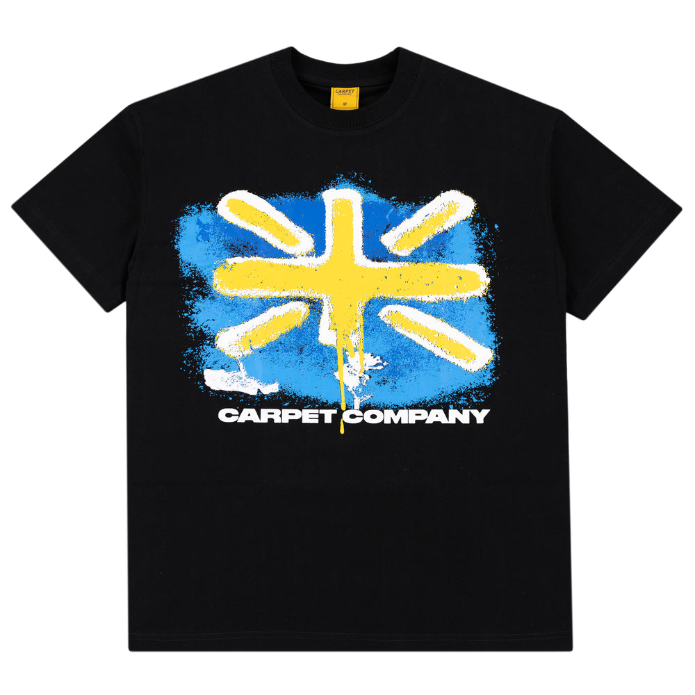 Carpet Union Jack Tee (Black)