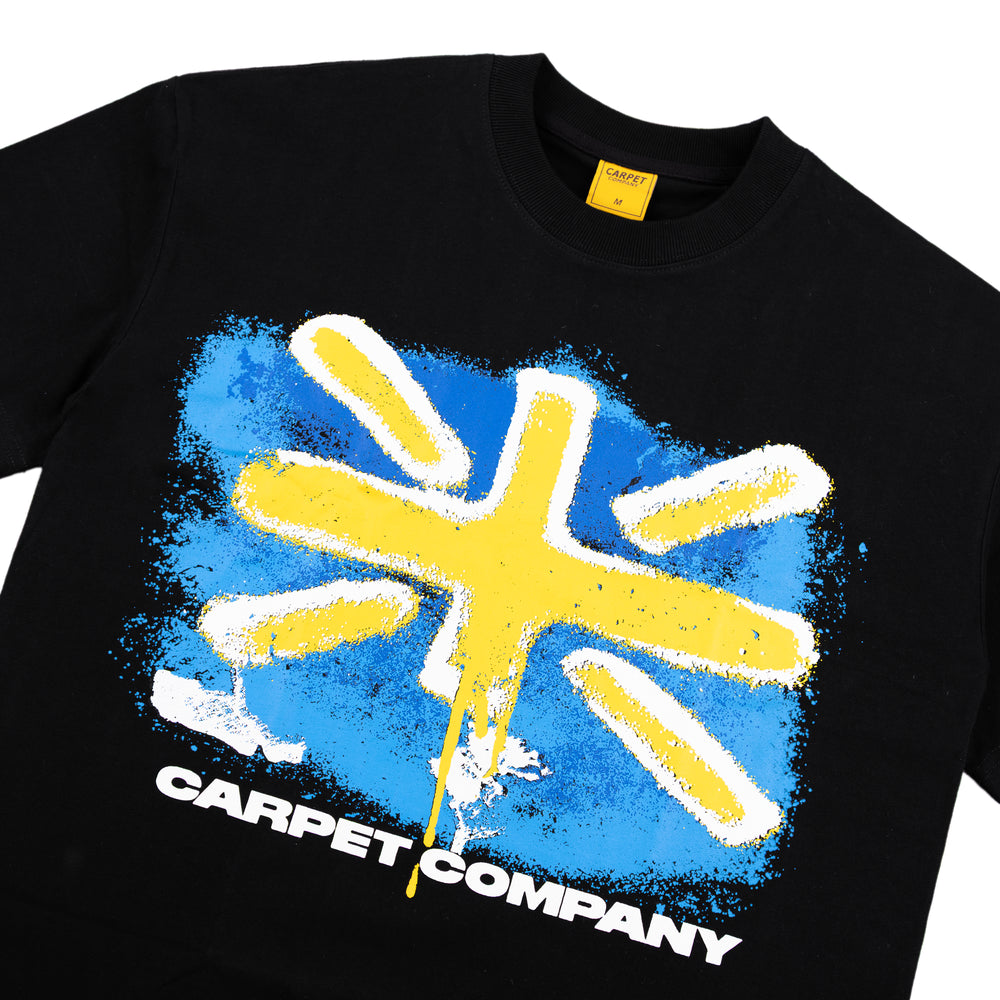 Carpet Union Jack Tee (Black)