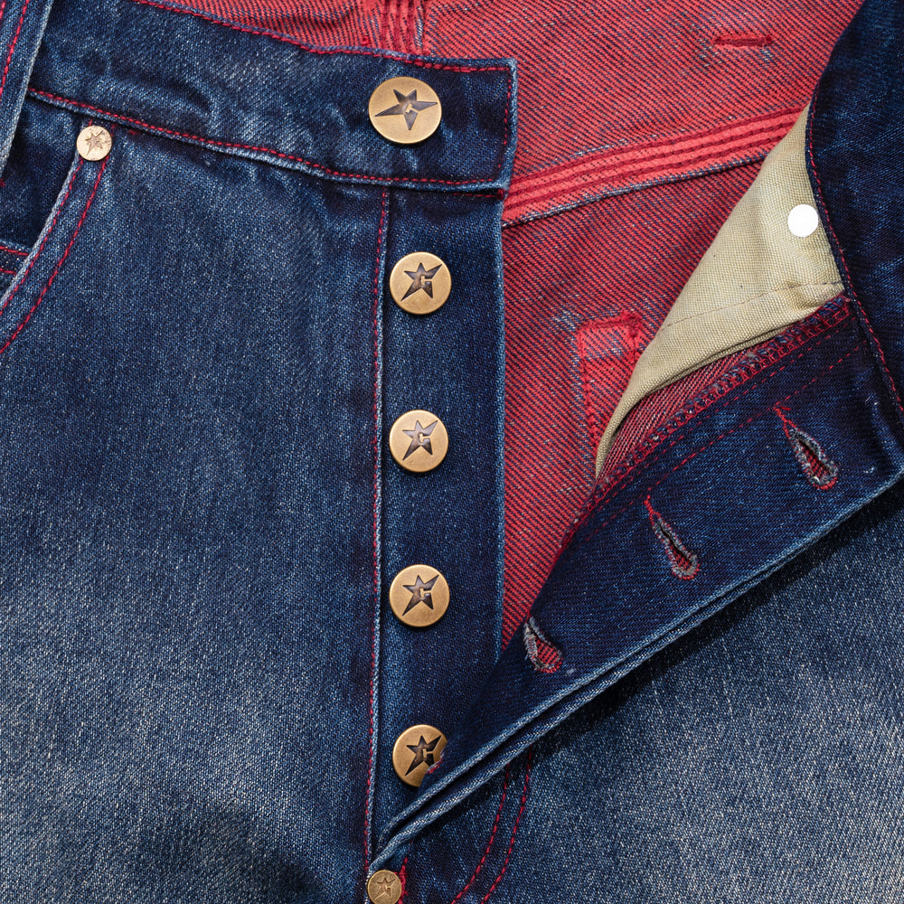 Carpet Aged C-Star Jeans (Blue) (Copy)
