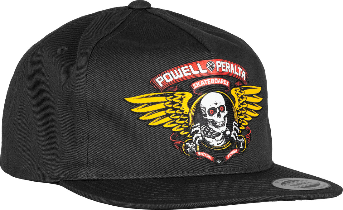 Powell Peralta Winged Ripper Snapback (Black)