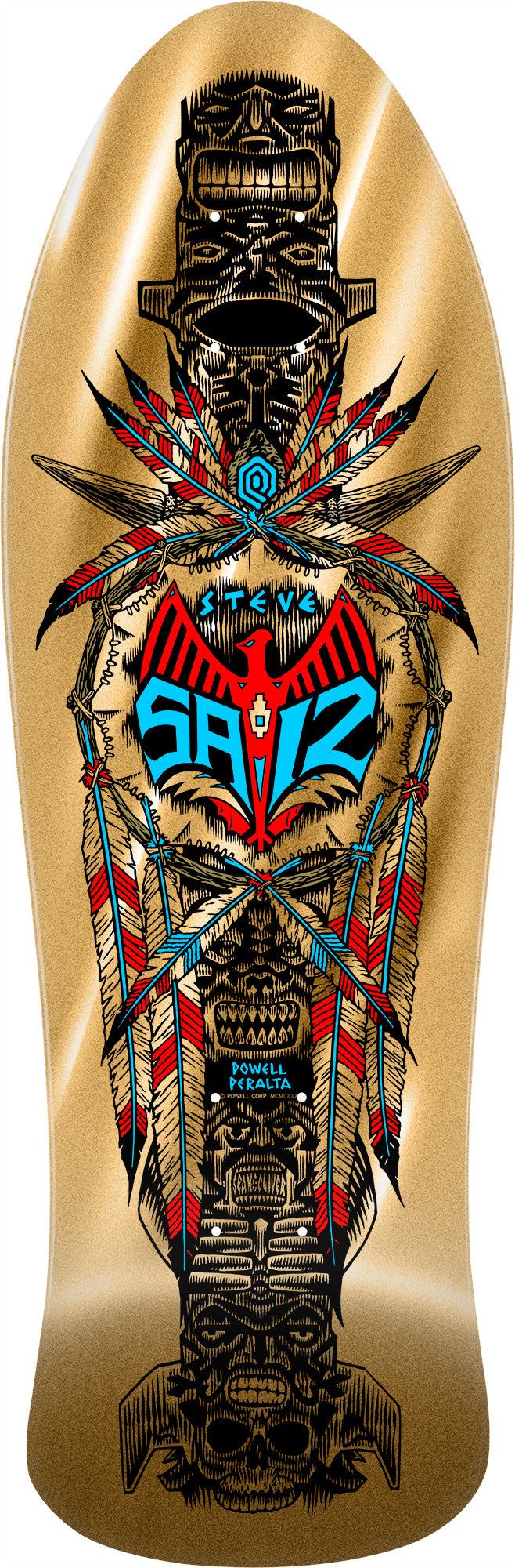 Powell Peralta Steve Saiz Totem '06' 10 (Gold Foil)