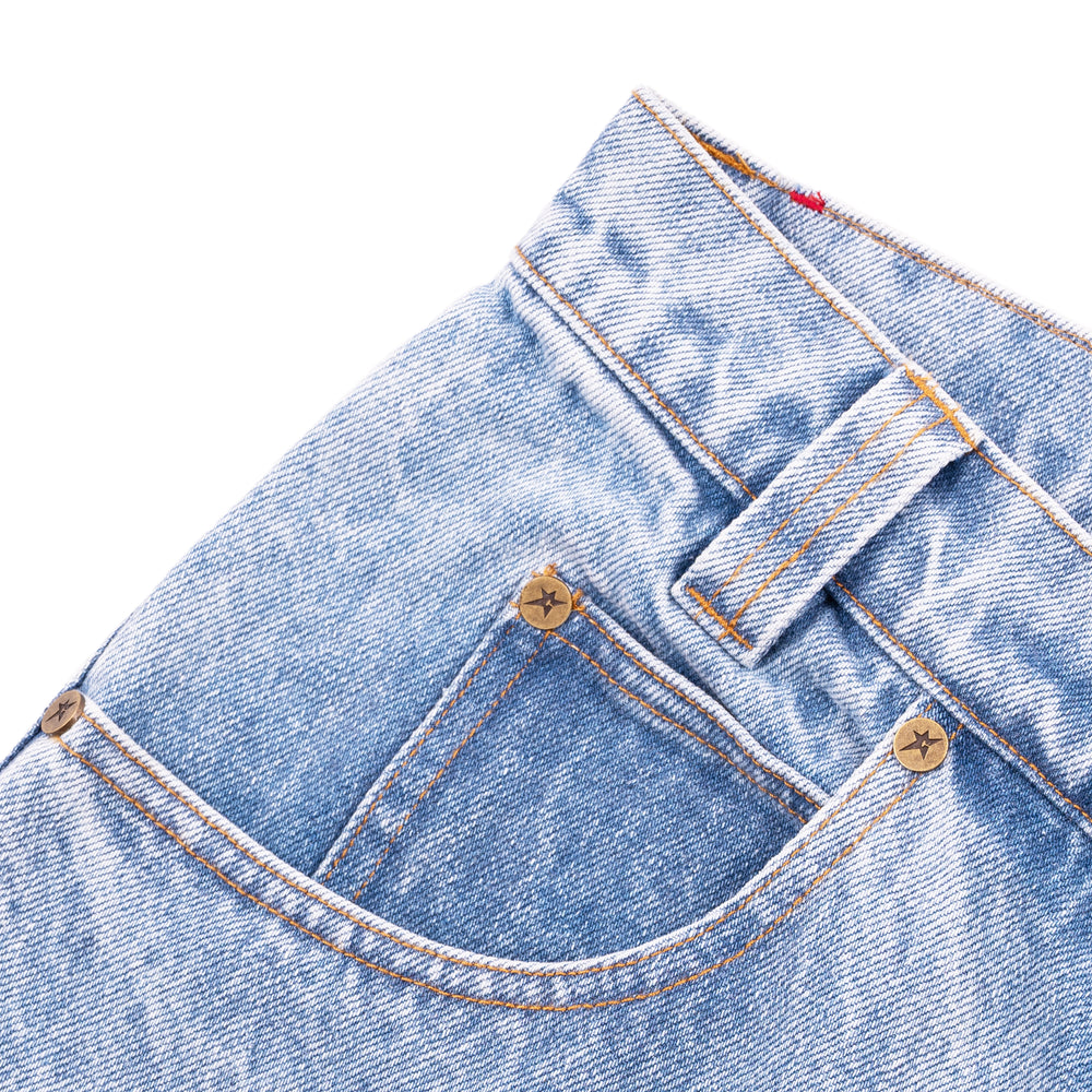 Carpet C-Star Washed Denim Shorts