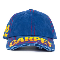 Carpet Distressed Hat (Blue)