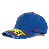 Carpet Distressed Hat (Blue)