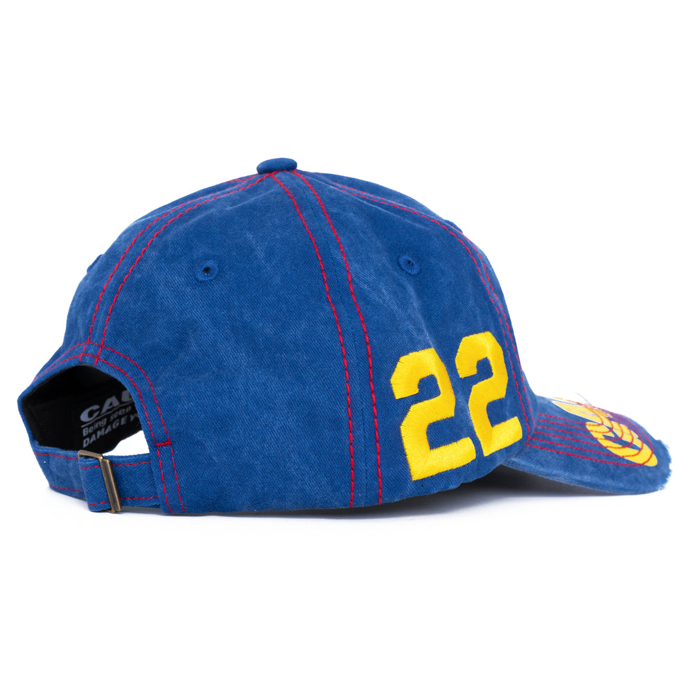 Carpet Distressed Hat (Blue)