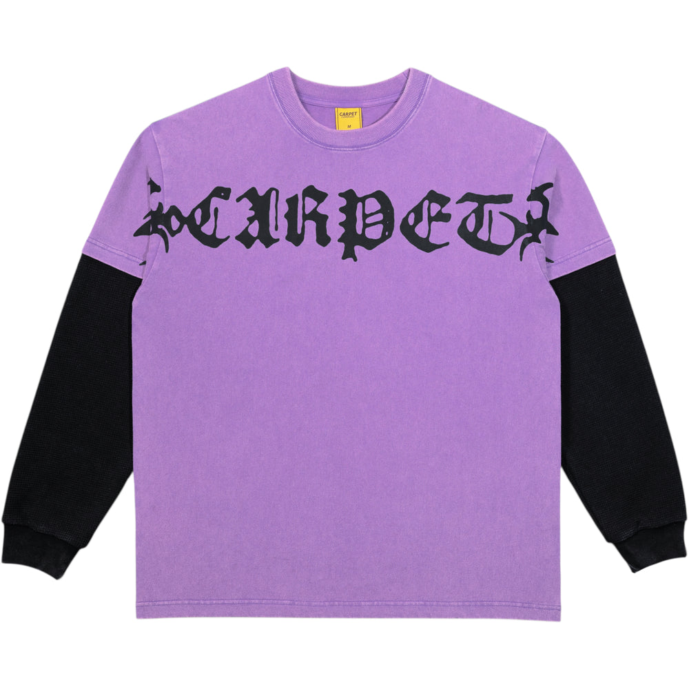 Carpet Trampstamp Longsleeve T-Shirt (Purple)
