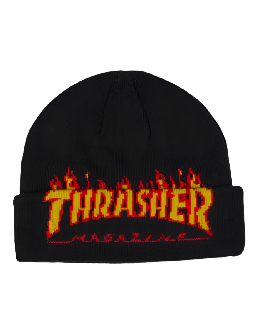 Thrasher Flame Cuff Beanie