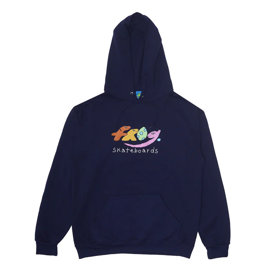 Frog Dino Logo Hoodie (Navy)