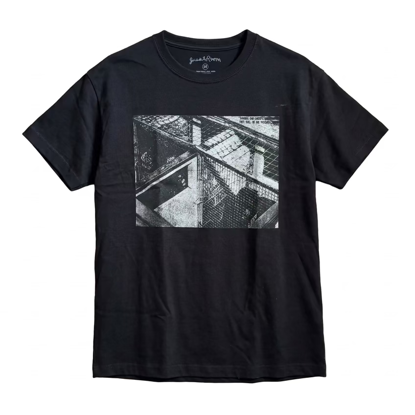 Guestroom Peeking Double Sided Tee