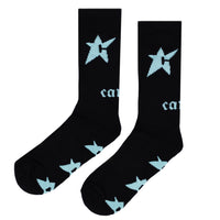 Carpet C-Star Glow in the Dark Sock (Black)