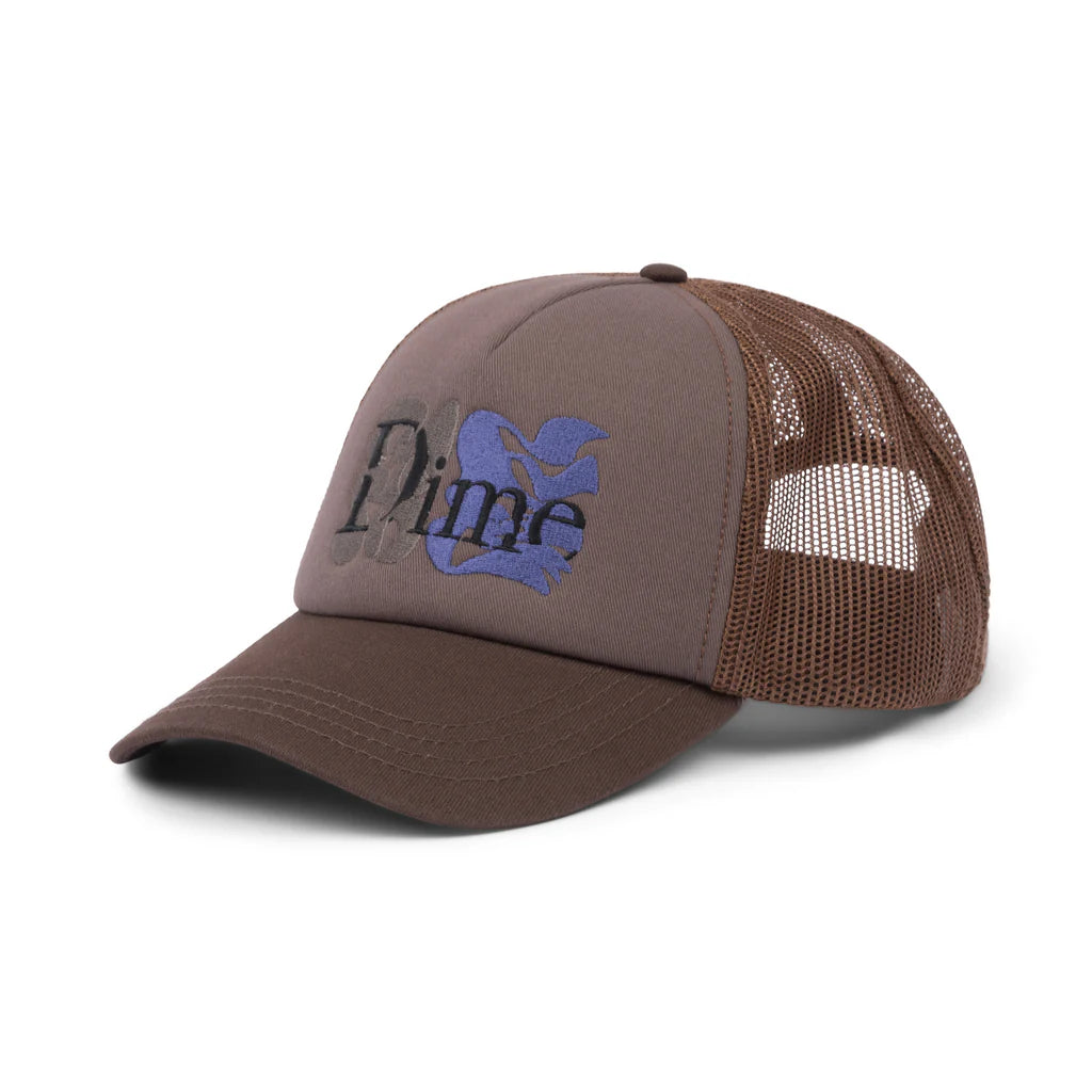 Dime Classic Duo Trucker Cap (Brown)