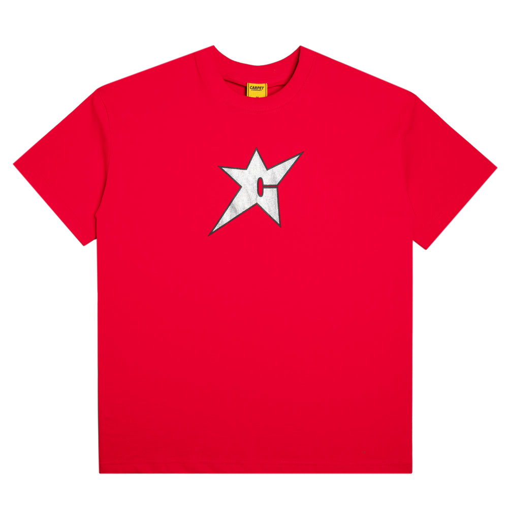 Carpet C-Star T-Shirt (Metallic/Red)