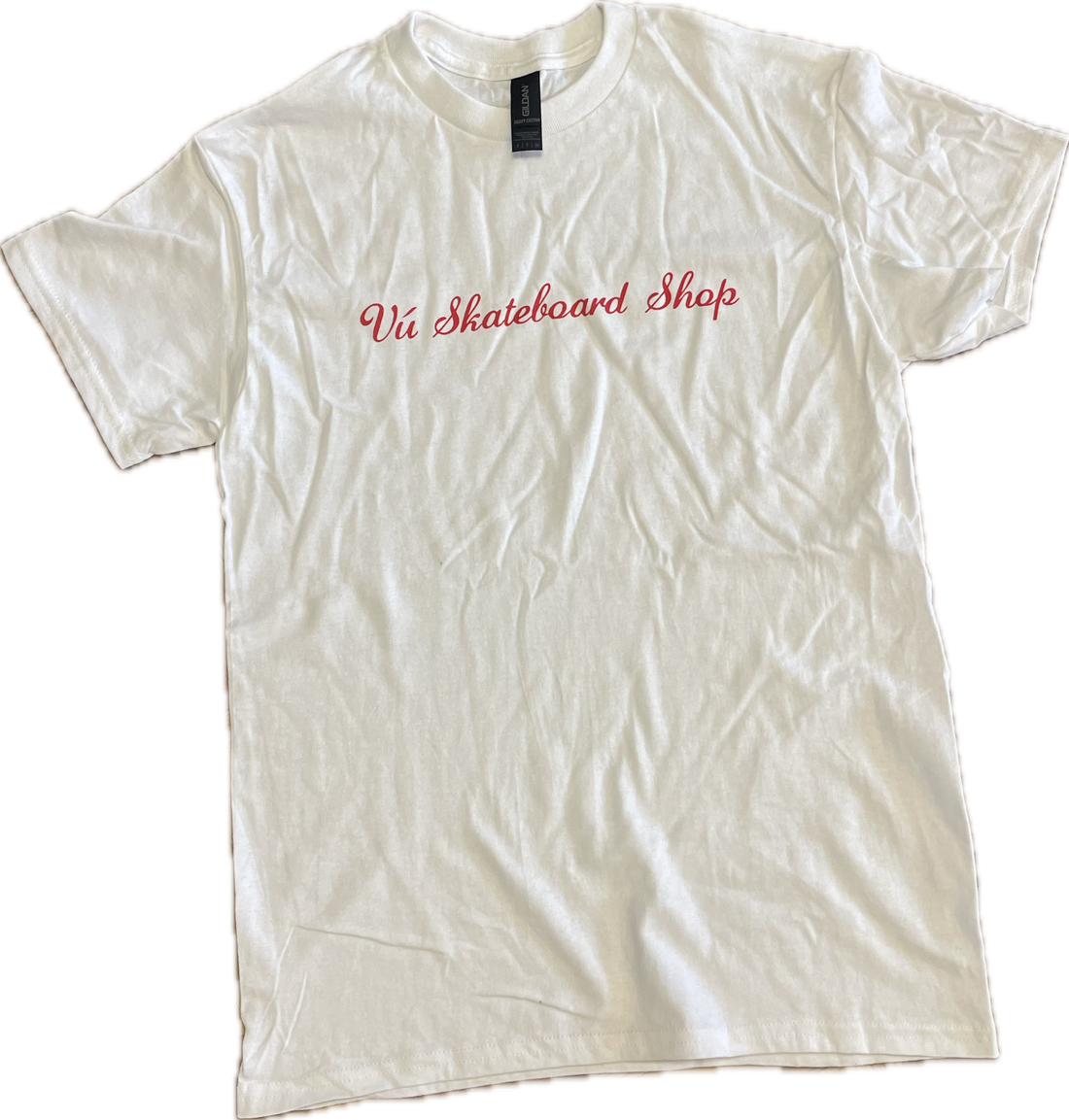 Script T-Shirt (White/Red)