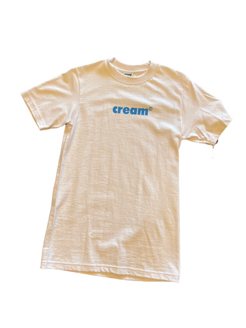 Cream OG T-Shirt (White/Blue)