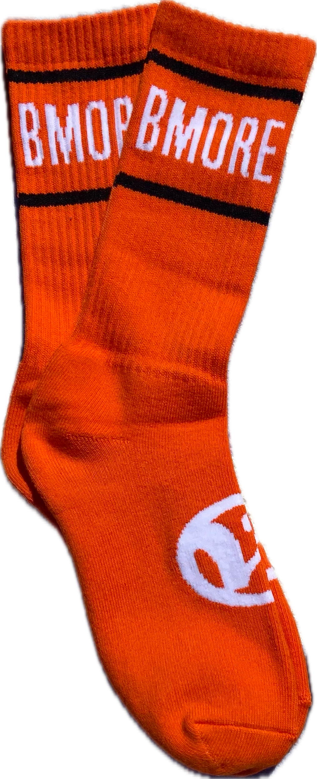 Bmore Crew Socks (Orange)