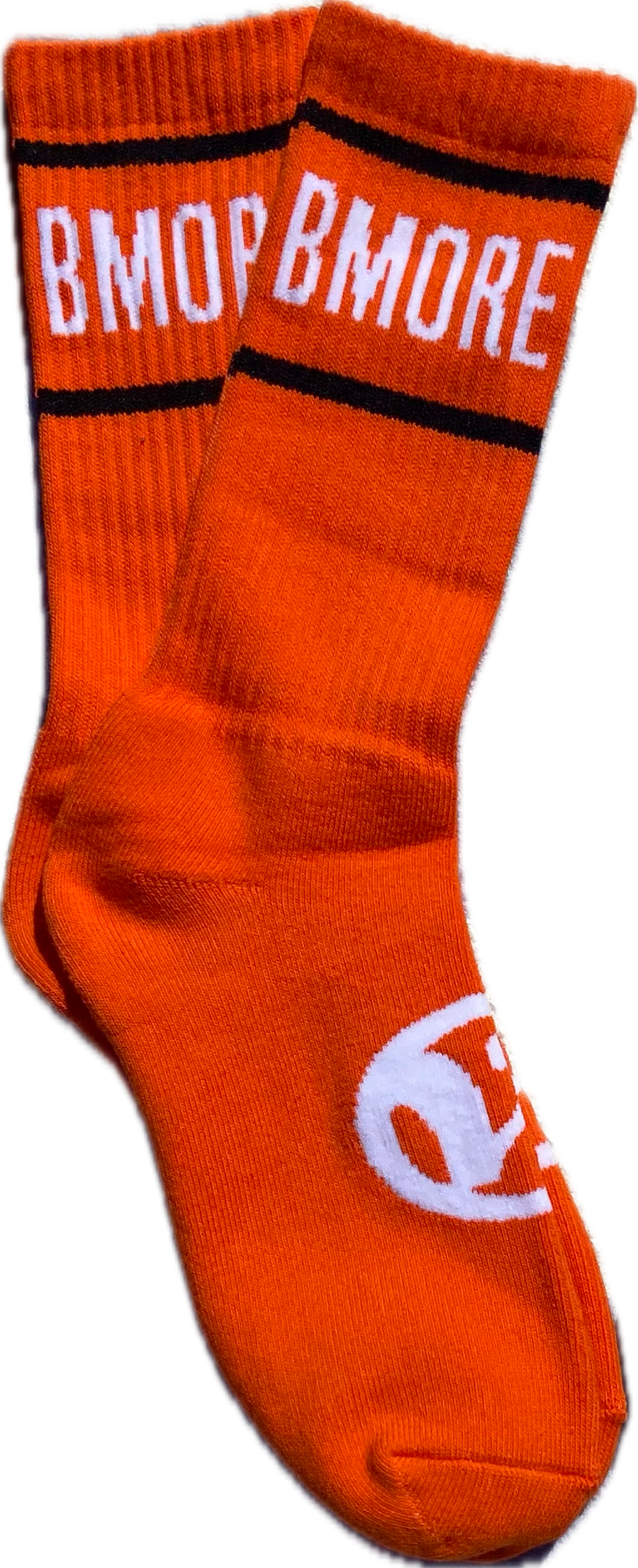 Bmore Crew Socks (Orange)