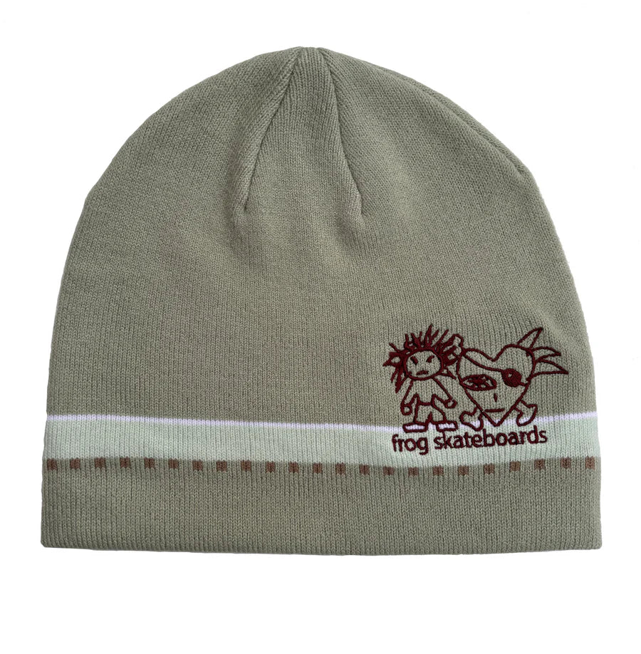 Frog Pirate Beanie (Matcha)