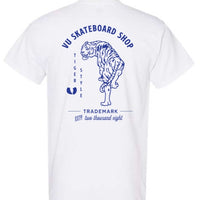 Tiger Style T-Shirt (White/Royal Blue)