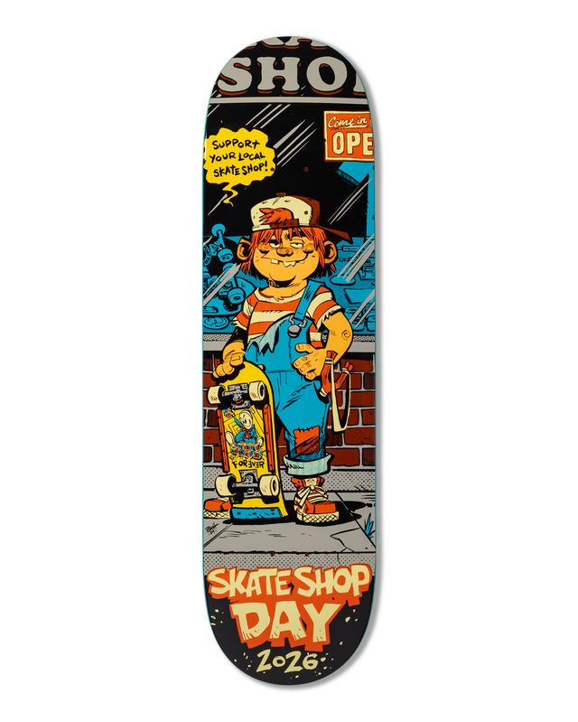 DLX Shop Keepers Comic Skateshop Day Deck