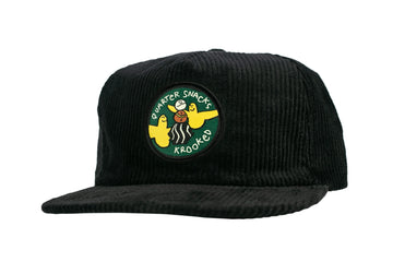Krooked x Quartersnacks Snack Birds Snapback Hat (Black)