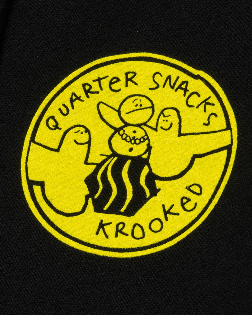 Krooked x Quartersnacks Snackman Hoodie (Black)